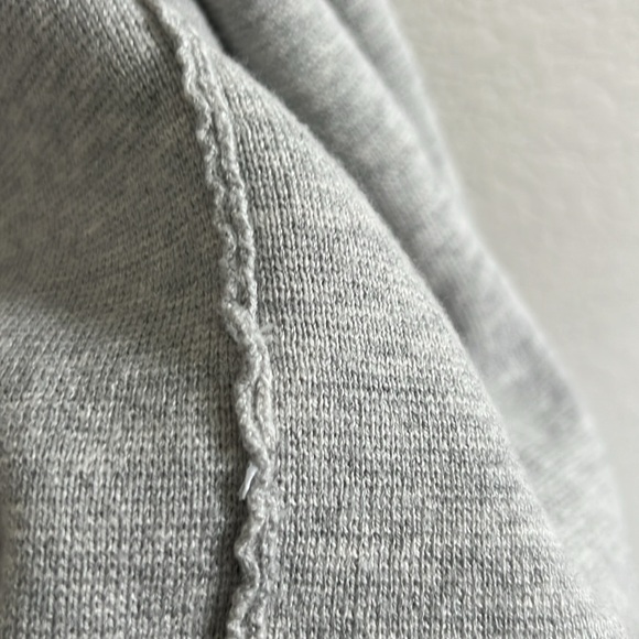 J. Crew Collarless Juliette Long Line Gray Cardigan. Size L - Picture 7 of 9